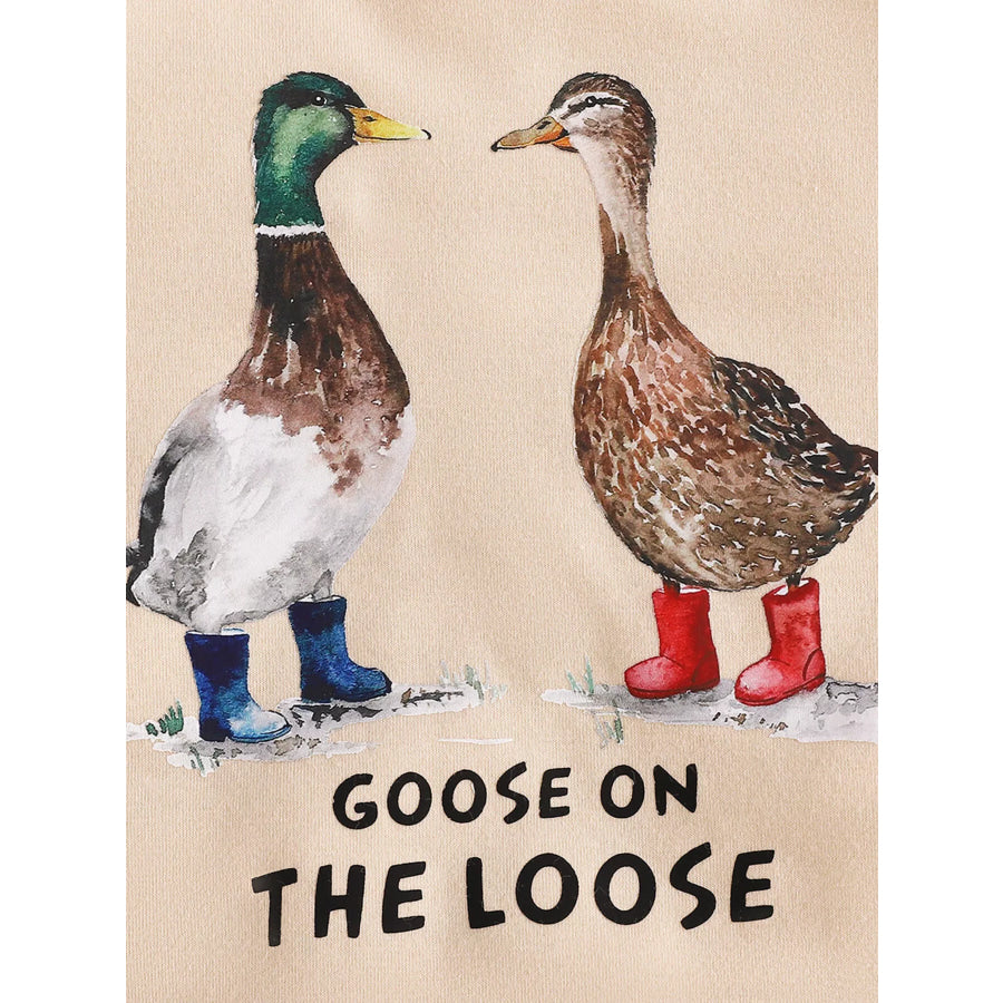 Children’s Goose Short Sleeve One-Piece Bodysuit Apparel and Accessories