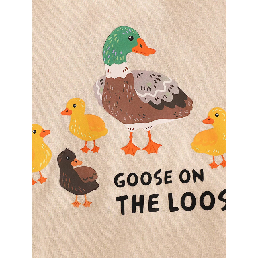 Children’s Goose Short Sleeve One-Piece Bodysuit Apparel and Accessories