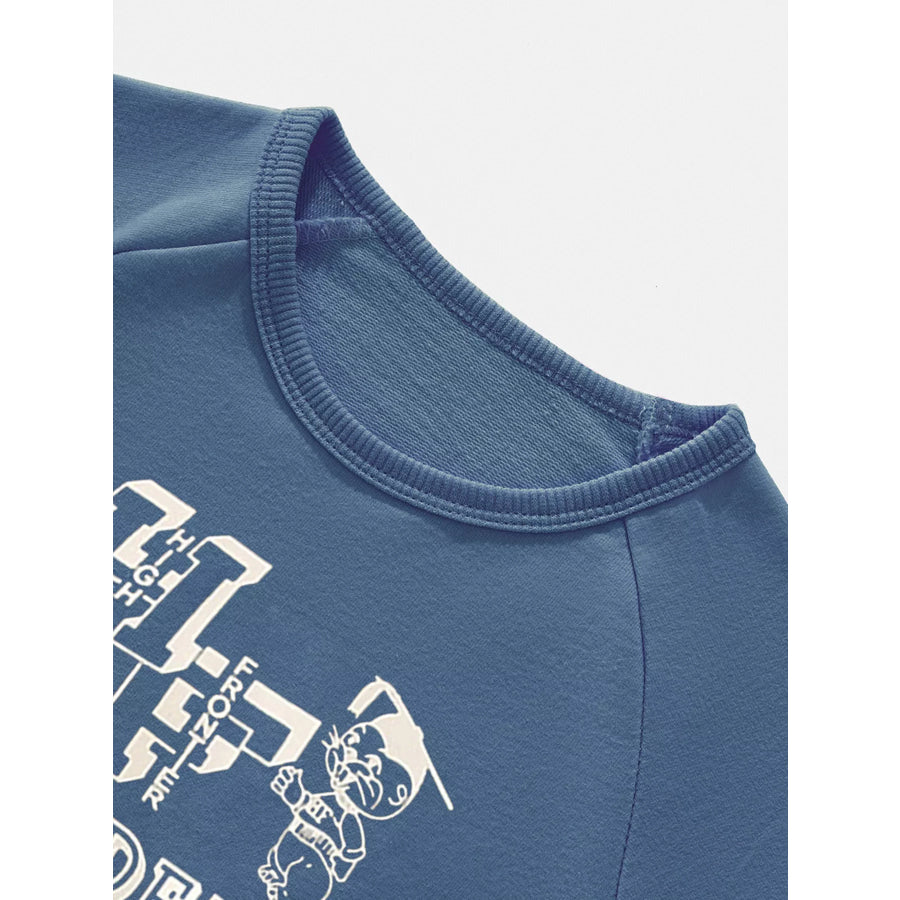 Children’s Graphic Crew Neck Sweatshirt Apparel and Accessories