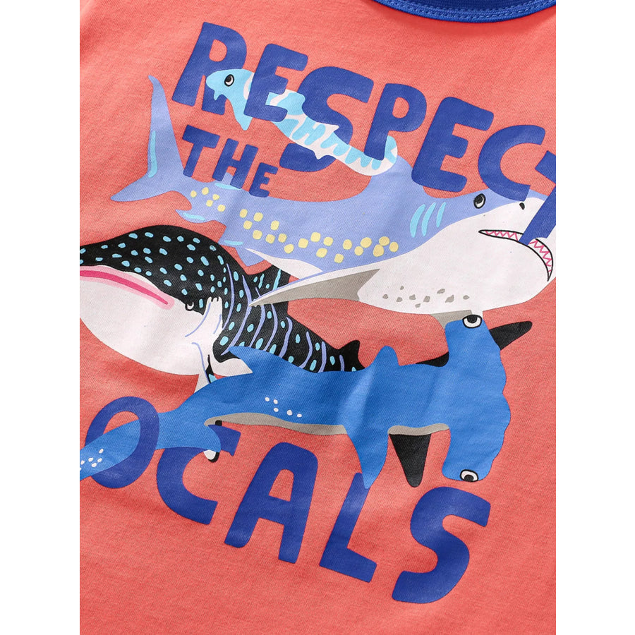 Children’s Graphic Crew Neck T-Shirt Apparel and Accessories