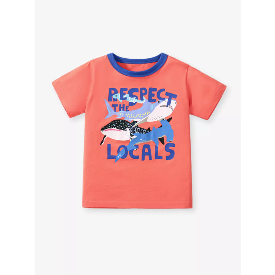 Children’s Graphic Crew Neck T-Shirt Apparel and Accessories