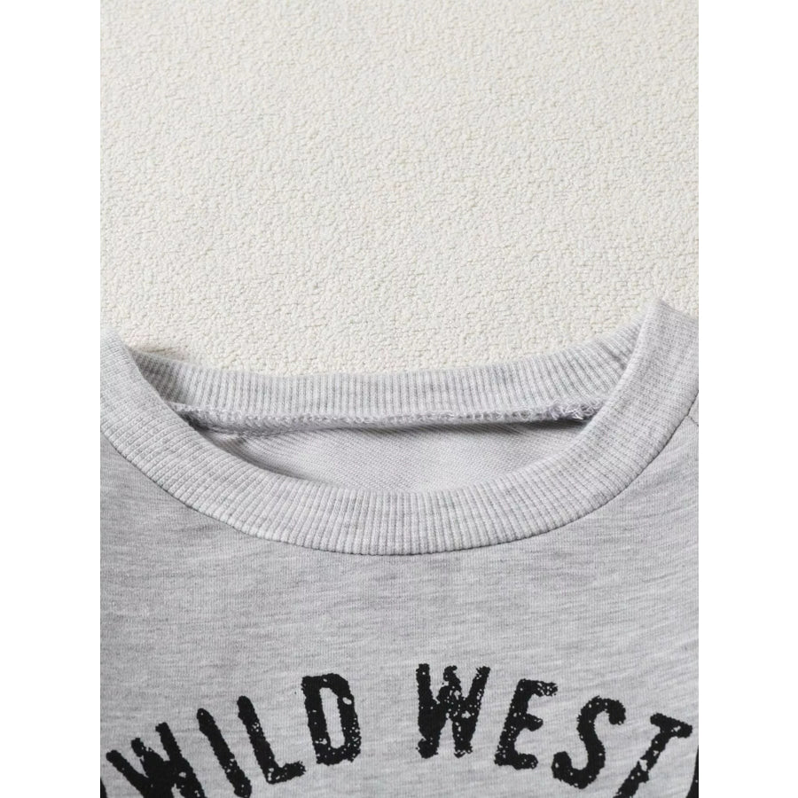 Children’s Graphic Round Neck Sweatshirt Apparel and Accessories