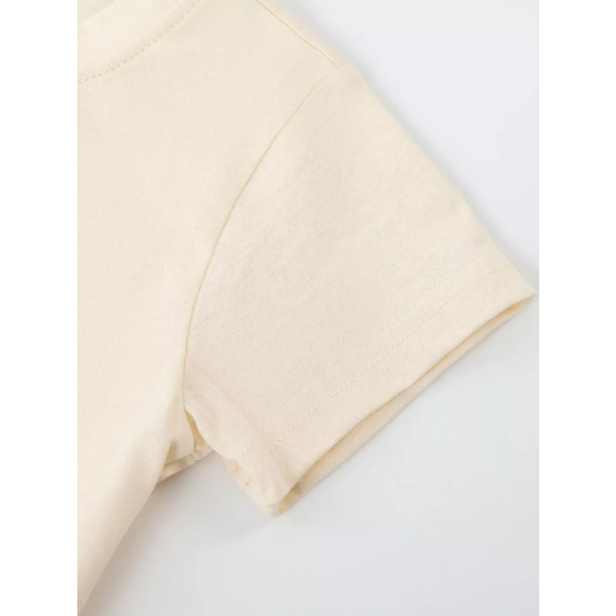 Children’s Graphic Round Neck T-Shirt Apparel and Accessories