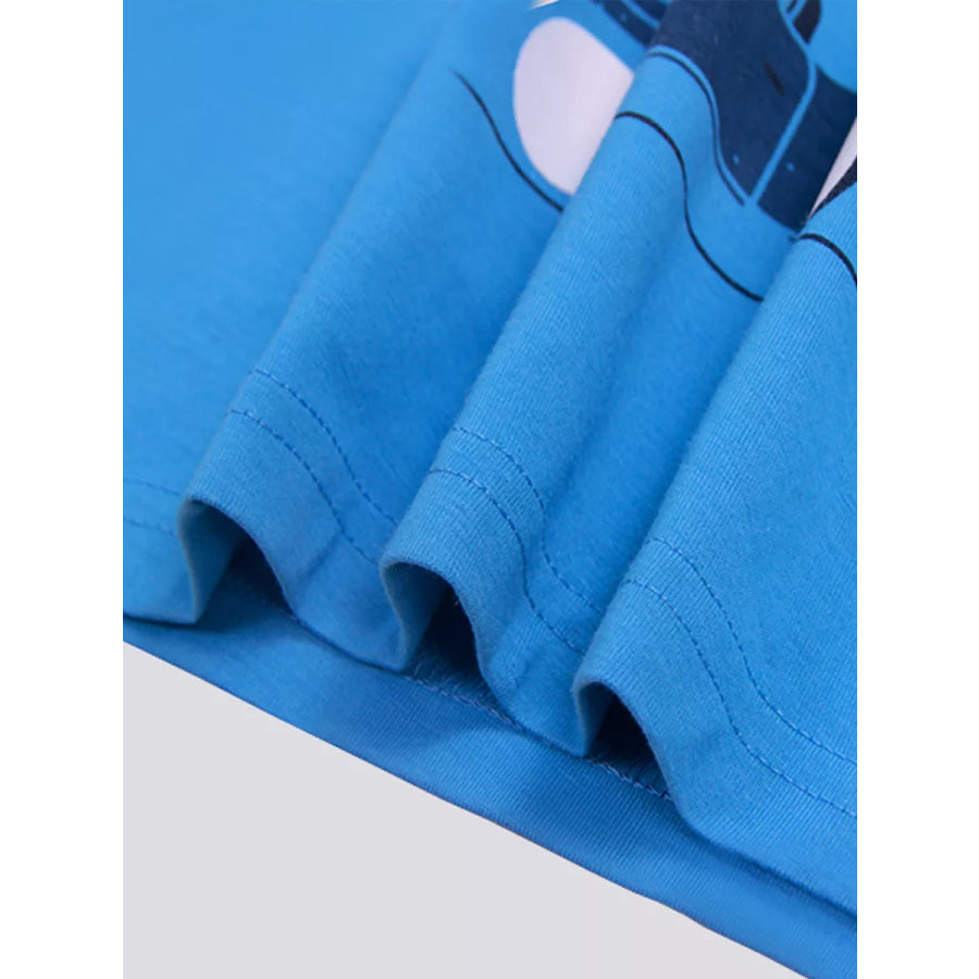 Children’s Graphic Round Neck T-Shirt Apparel and Accessories