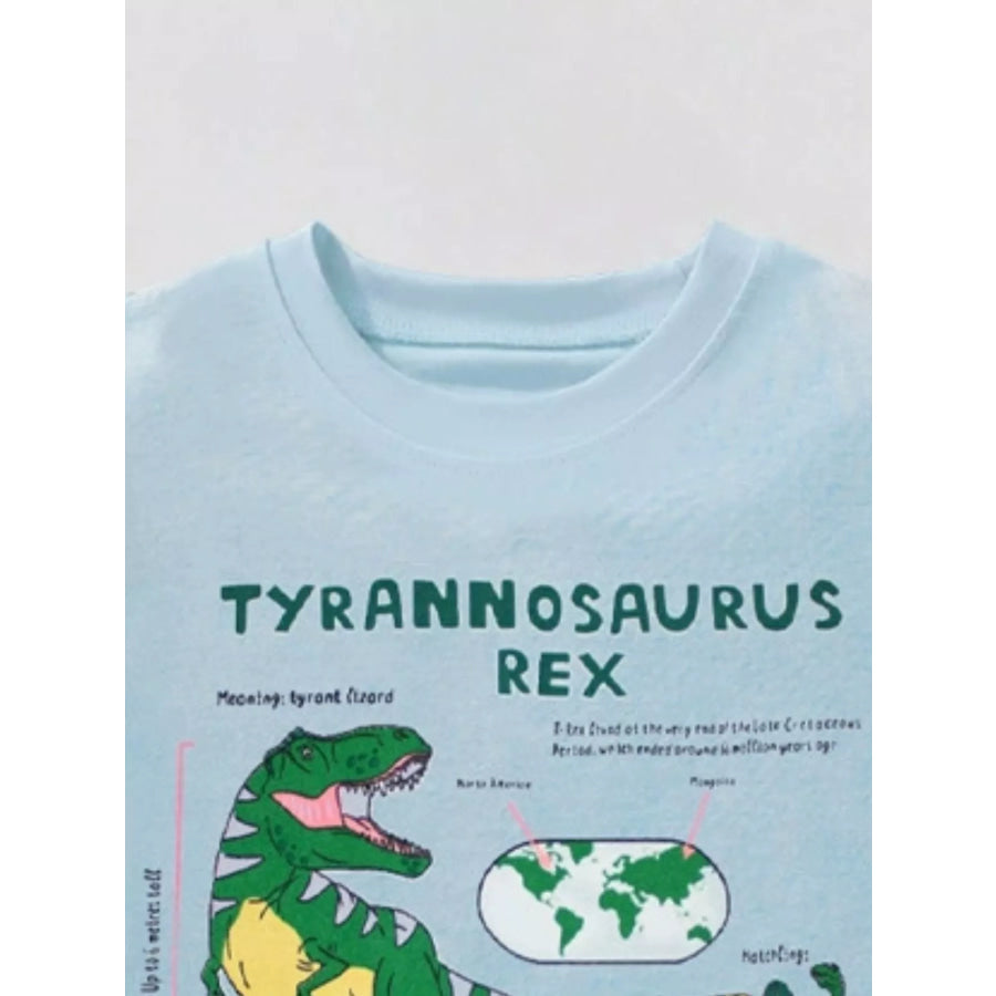 Children’s Graphic Round Neck T-Shirt Apparel and Accessories