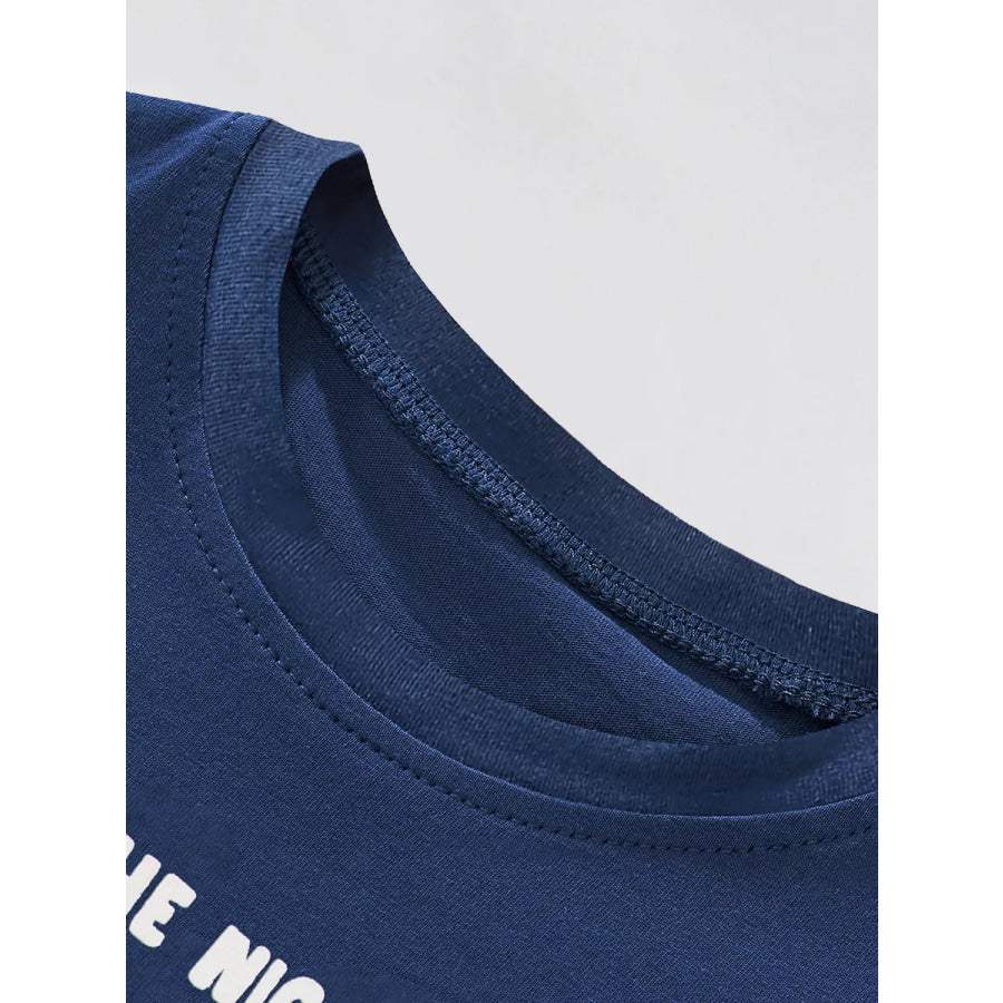 Children’s Graphic Round Neck T-Shirt Apparel and Accessories