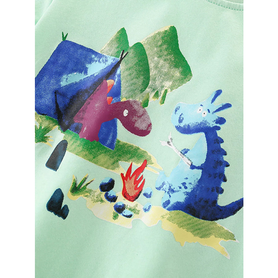 Children’s Graphic Round Neck Tee Apparel and Accessories