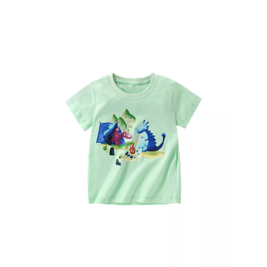 Children’s Graphic Round Neck Tee Apparel and Accessories