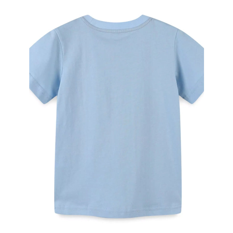 Children’s Graphic Round Neck Tee Apparel and Accessories
