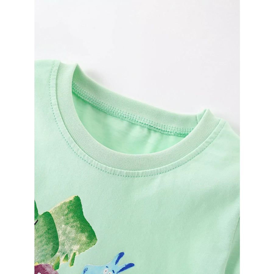 Children’s Graphic Round Neck Tee Apparel and Accessories