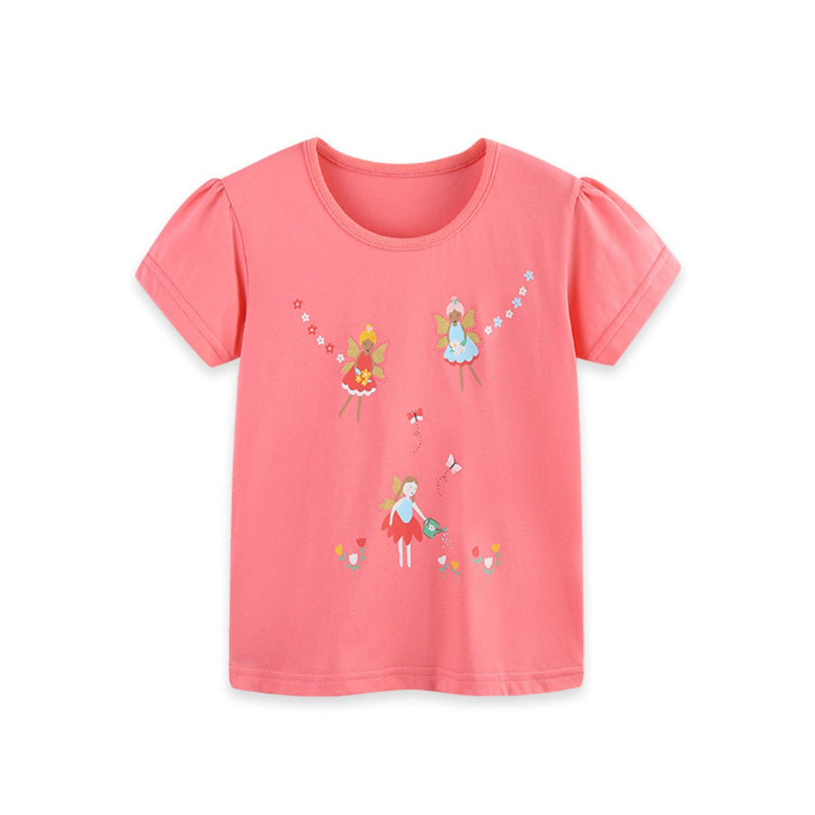 Children’s Graphic Short Sleeve T-Shirt 3-Piece Set Apparel and Accessories