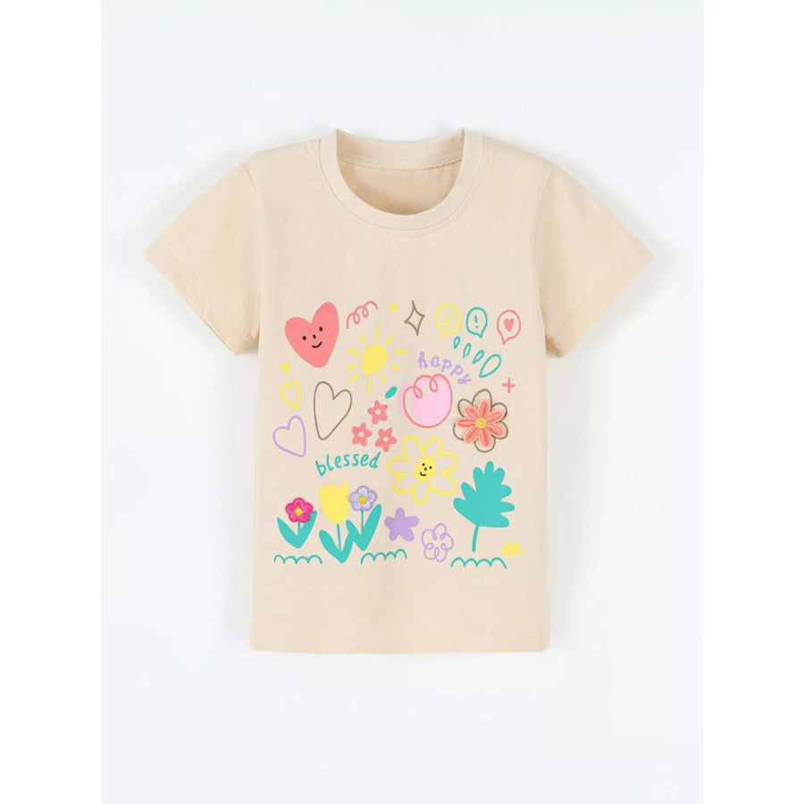 Children’s Graphic Short Sleeve T-Shirt Apparel and Accessories