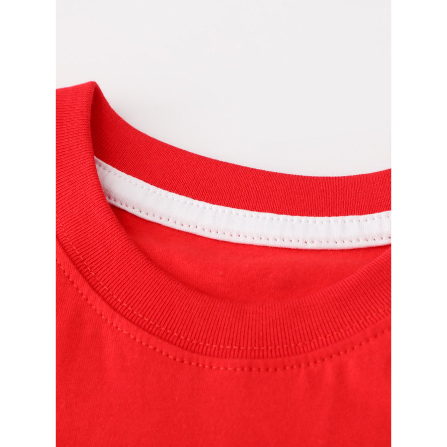 Children’s Graphic Short Sleeve Tee and Shorts Set Apparel and Accessories