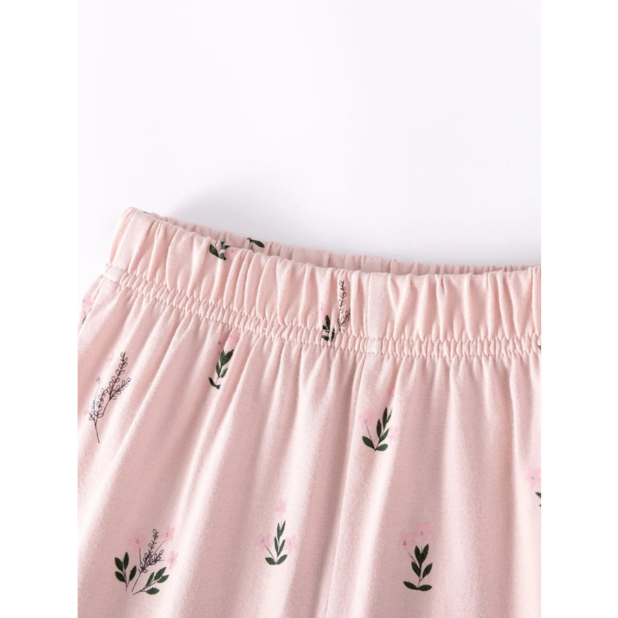 Children’s Graphic Short Sleeve Tee and Shorts Set Apparel Accessories