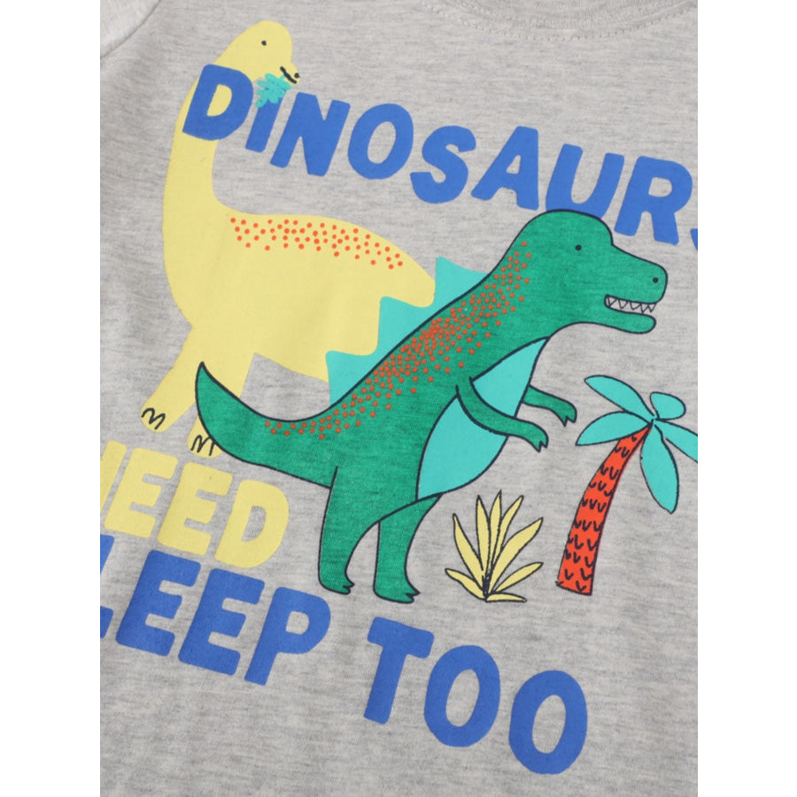 Children’s Graphic Short Sleeve Tee and Shorts Set Apparel and Accessories