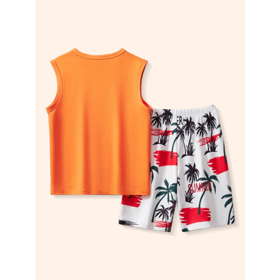 Children’s Graphic Tank and Shorts Set Apparel and Accessories