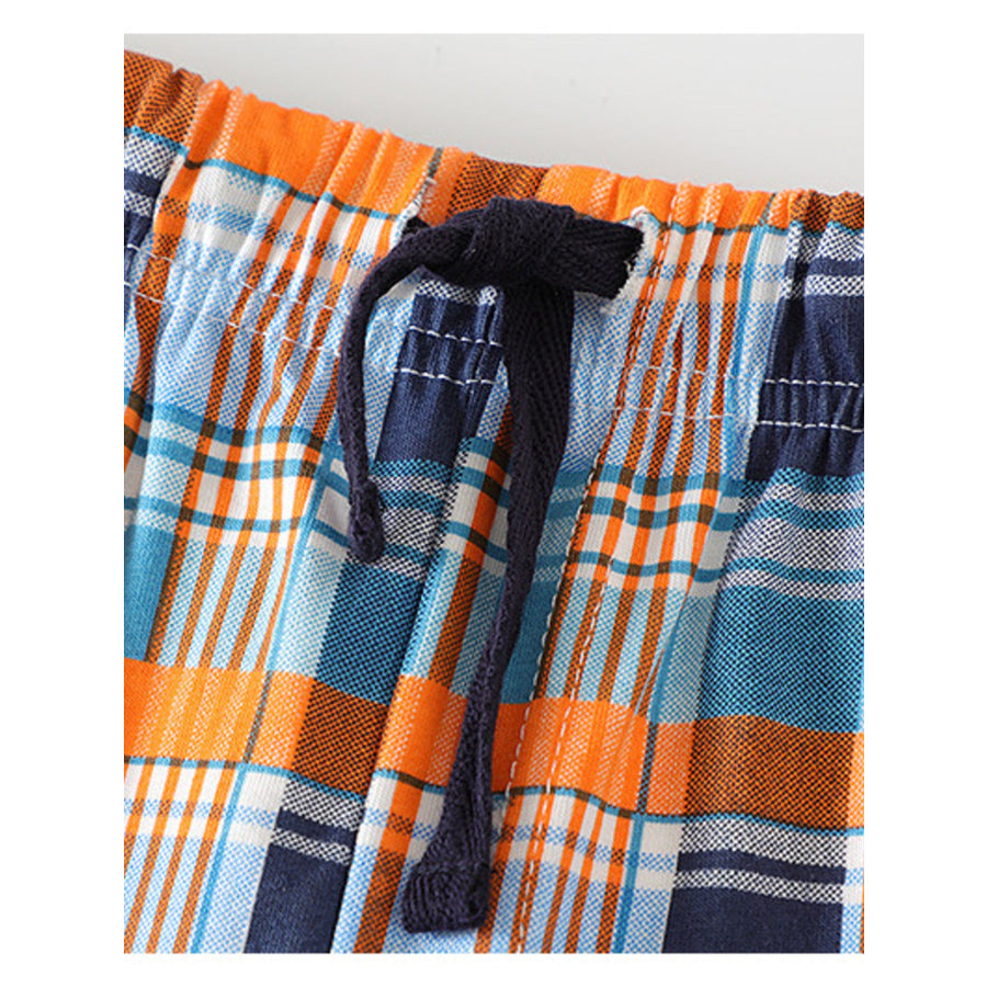Children’s Graphic Tee and Plaid Shorts Apparel and Accessories