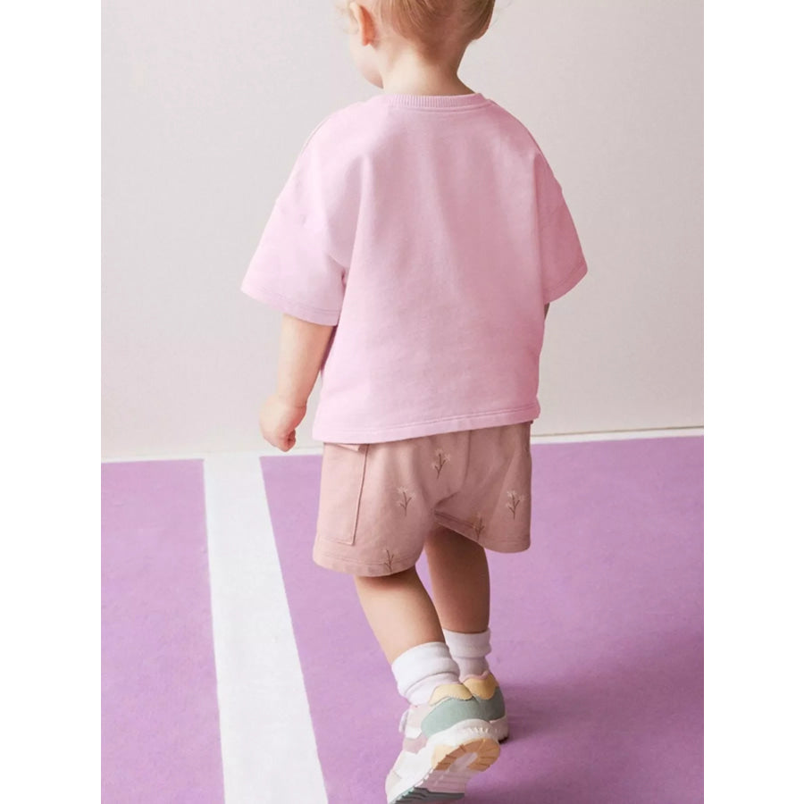 Children’s Graphic Tee and Shorts Set Apparel and Accessories