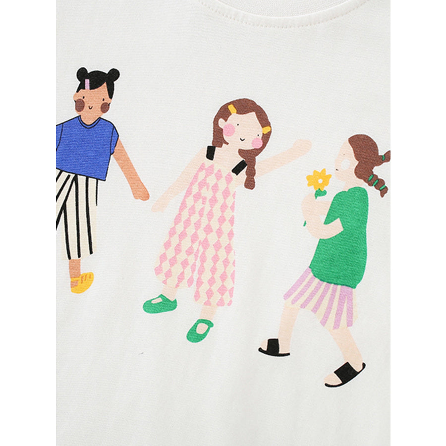 Children’s Graphic Tee & Checkered Shorts Set Apparel and Accessories