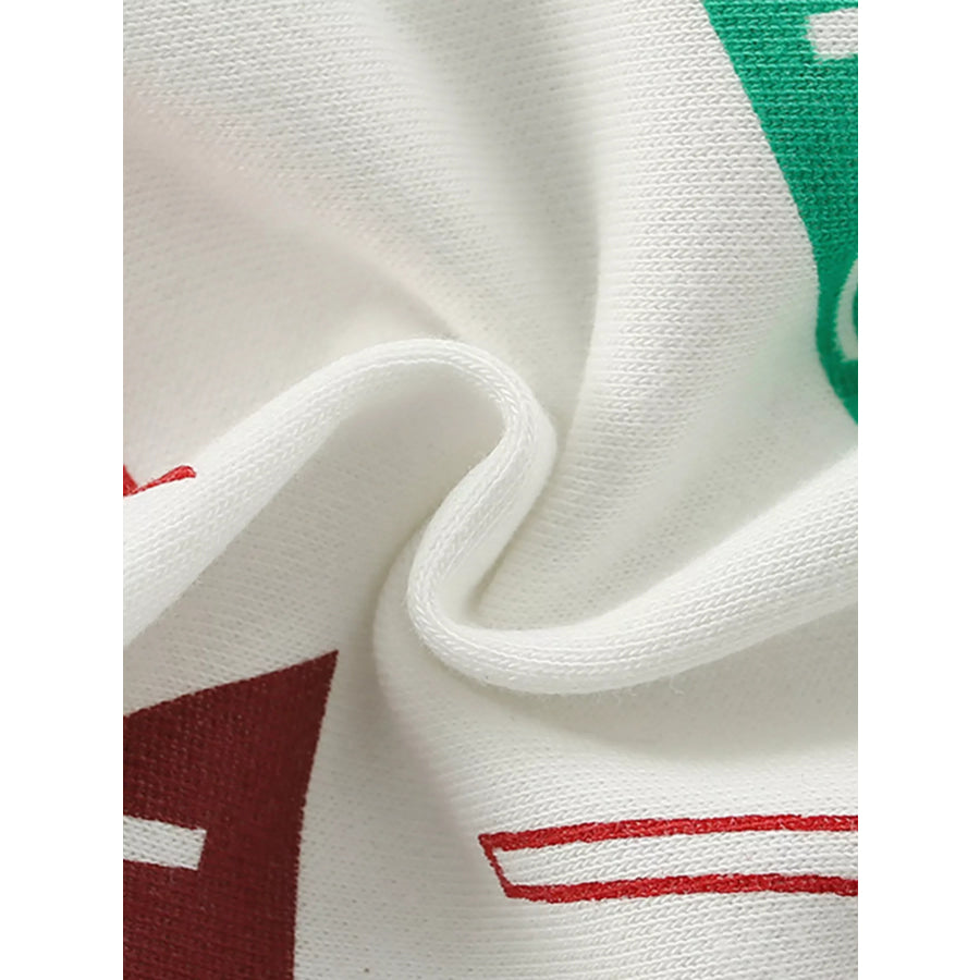 Children’s Graphic Tee & Flag Print Shorts Set Apparel and Accessories