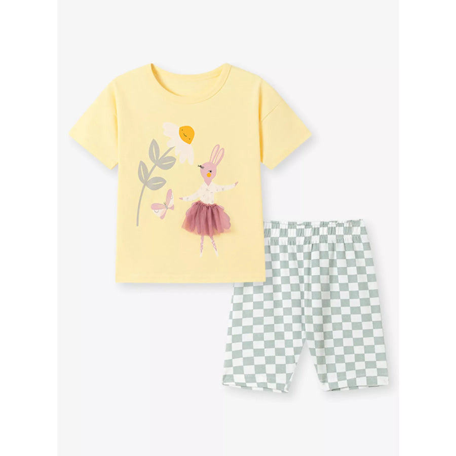 Children’s Graphic Tee & Shorts Set Apparel and Accessories