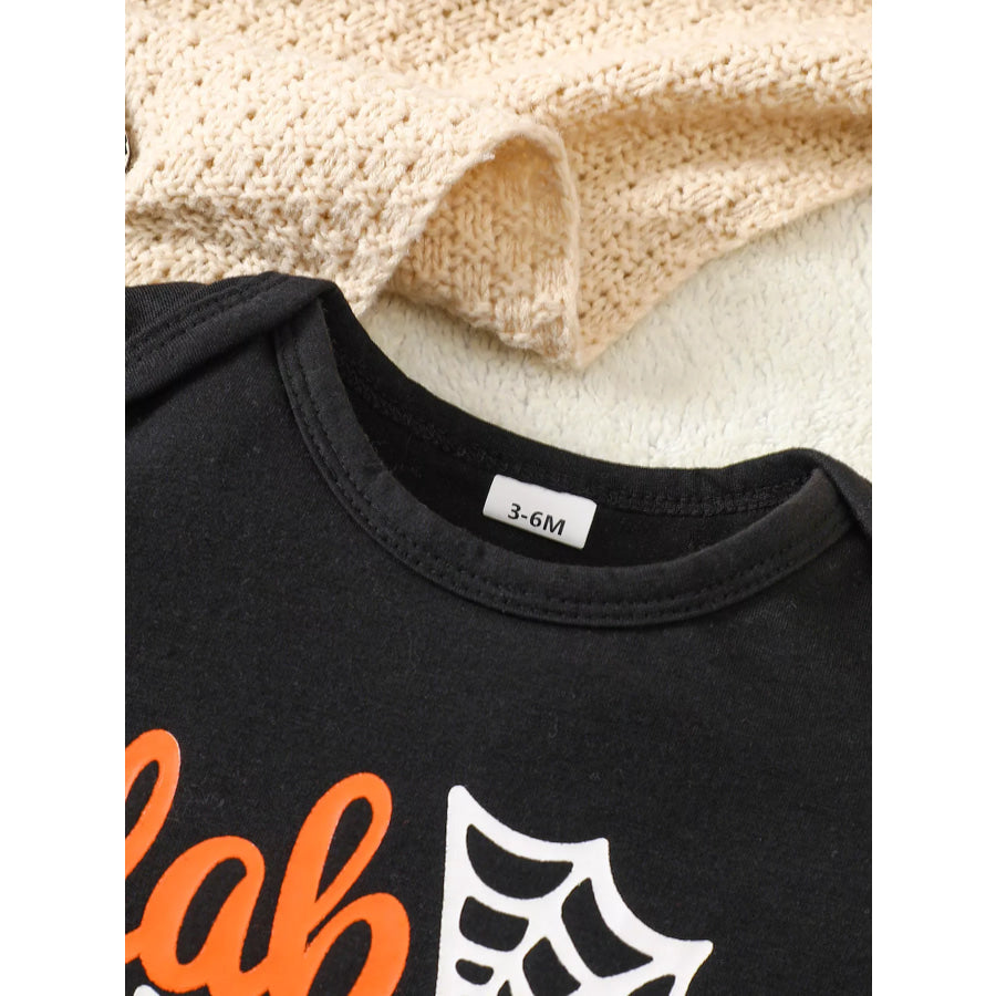 Children’s Halloween ’Fab-Boo-Lous’ Bat Wing Long Sleeve Top and Tulle Skirt Set Apparel Accessories