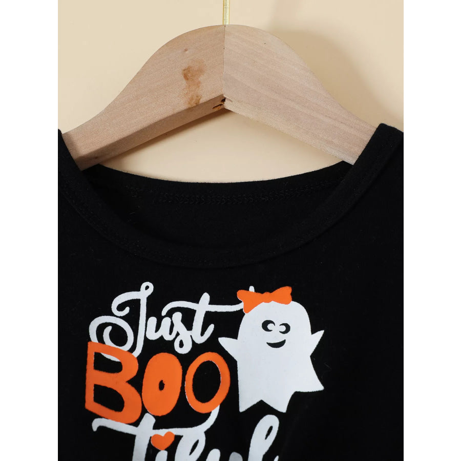 Children’s Halloween Ghost Dress and Hooded Cape Set Apparel Accessories