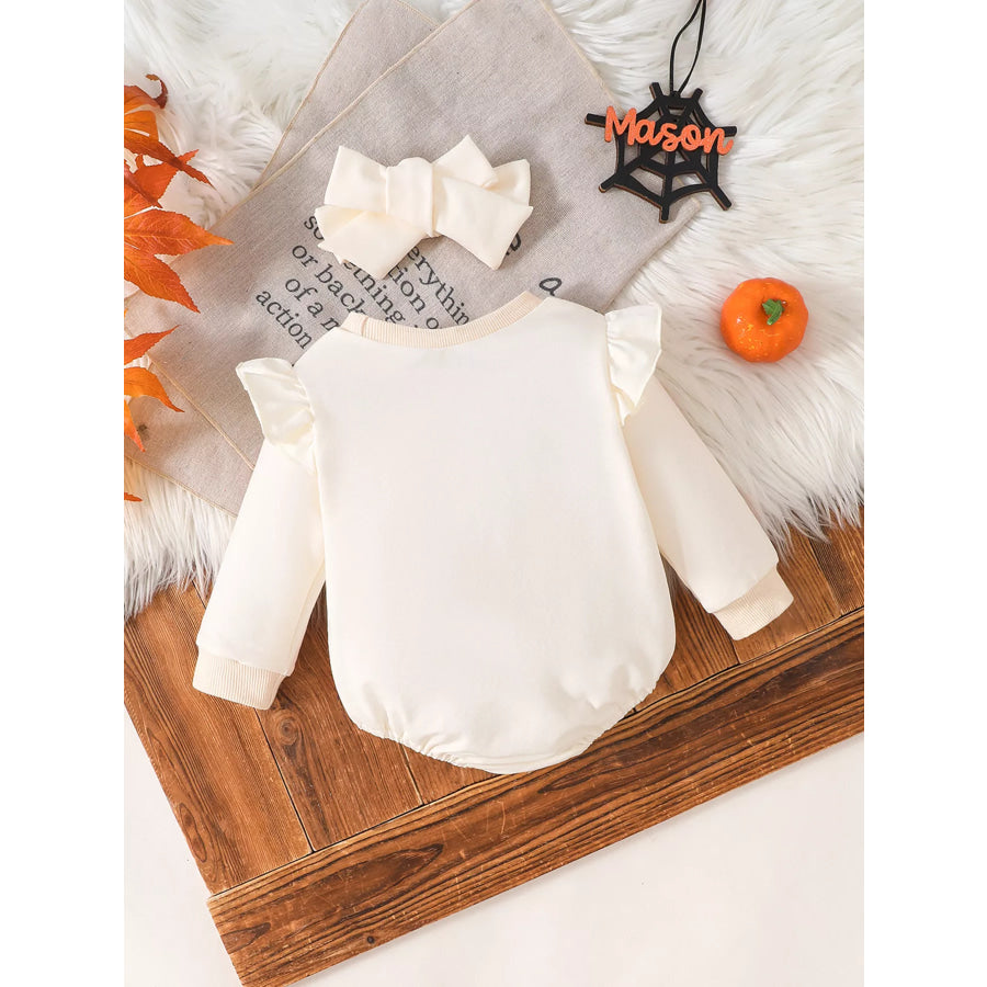 Children’s Halloween Ruffled Long Sleeve Bodysuit Apparel and Accessories