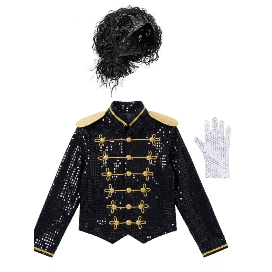 Children’s Halloween Sequin Performance Costume Set Apparel and Accessories