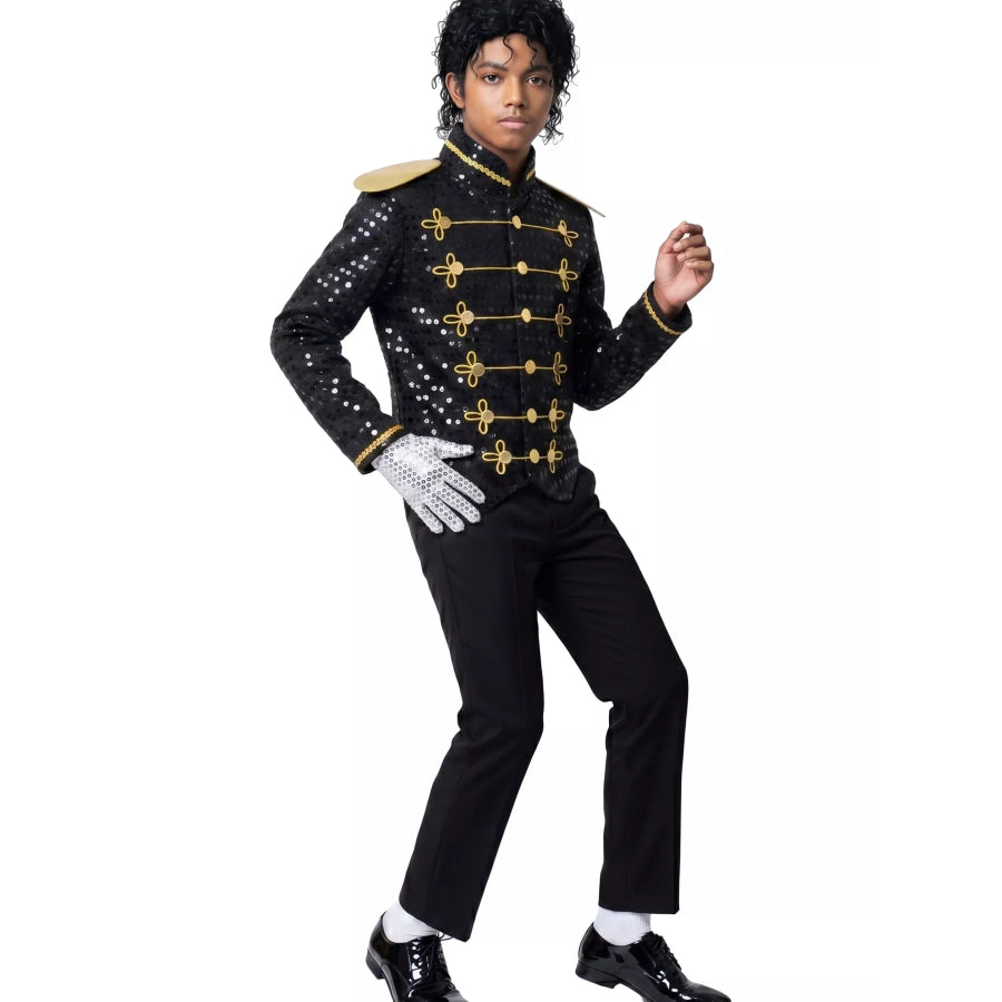 Children’s Halloween Sequin Performance Costume Set Black / S Apparel and Accessories