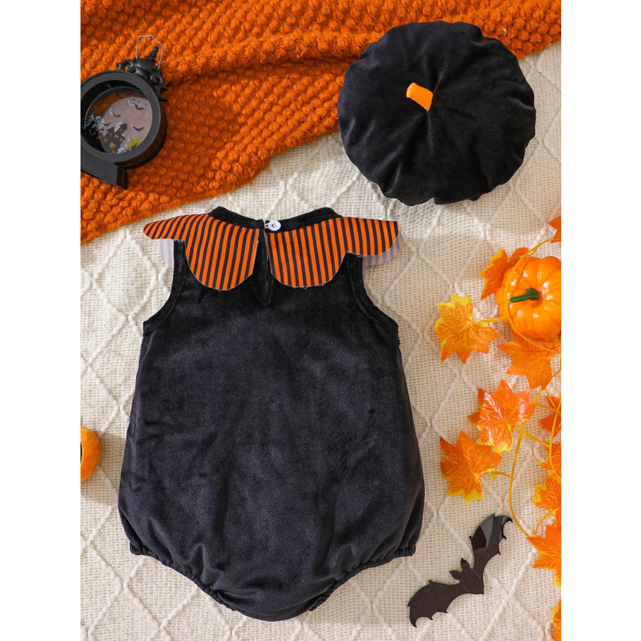 Children’s Halloween Sleeveless Bodysuit and Hat Set Apparel and Accessories