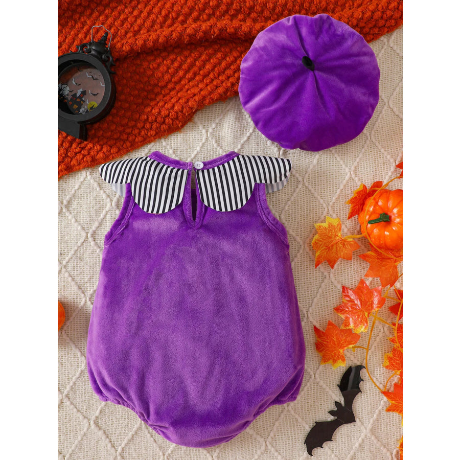 Children’s Halloween Sleeveless Bodysuit and Hat Set Apparel and Accessories