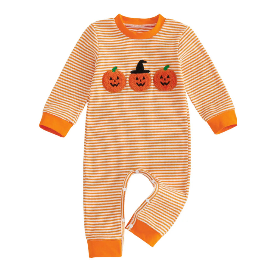 Children’s Halloween Striped One-Piece Jumpsuit Apparel and Accessories