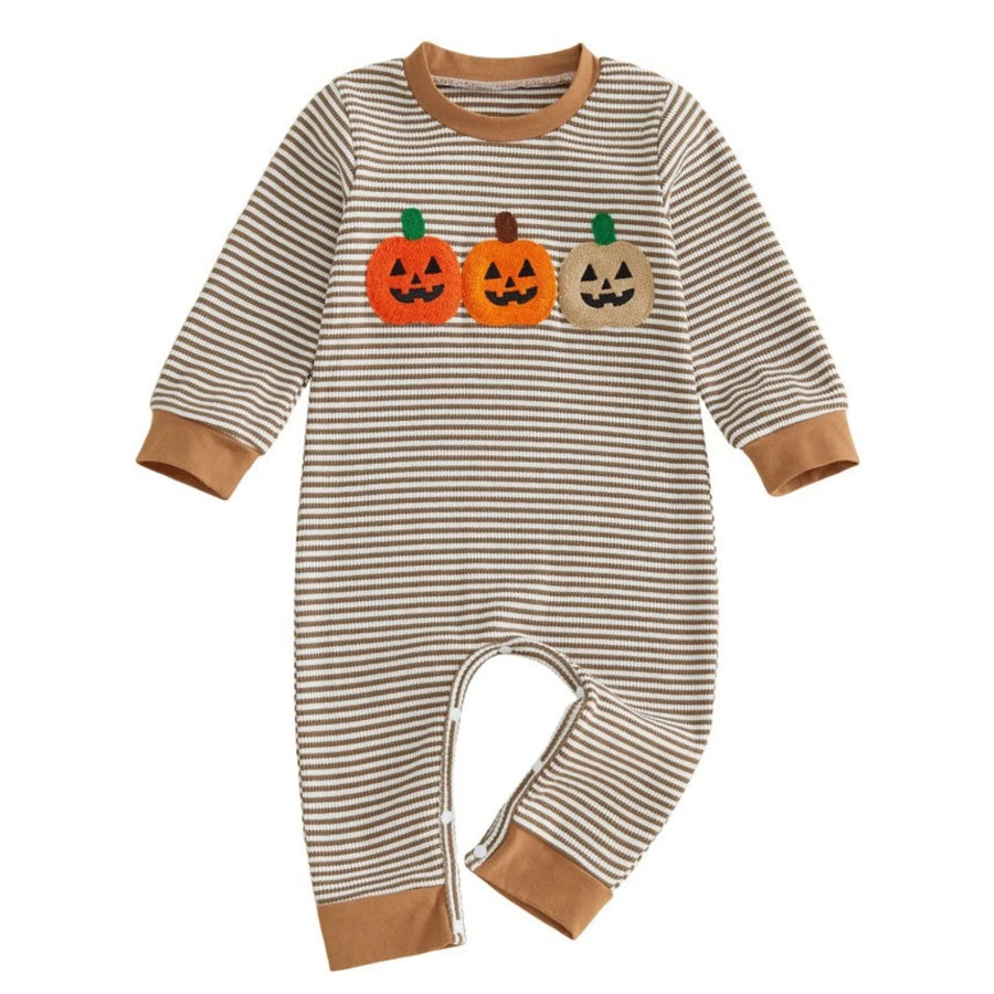 Children’s Halloween Striped One-Piece Jumpsuit Apparel and Accessories
