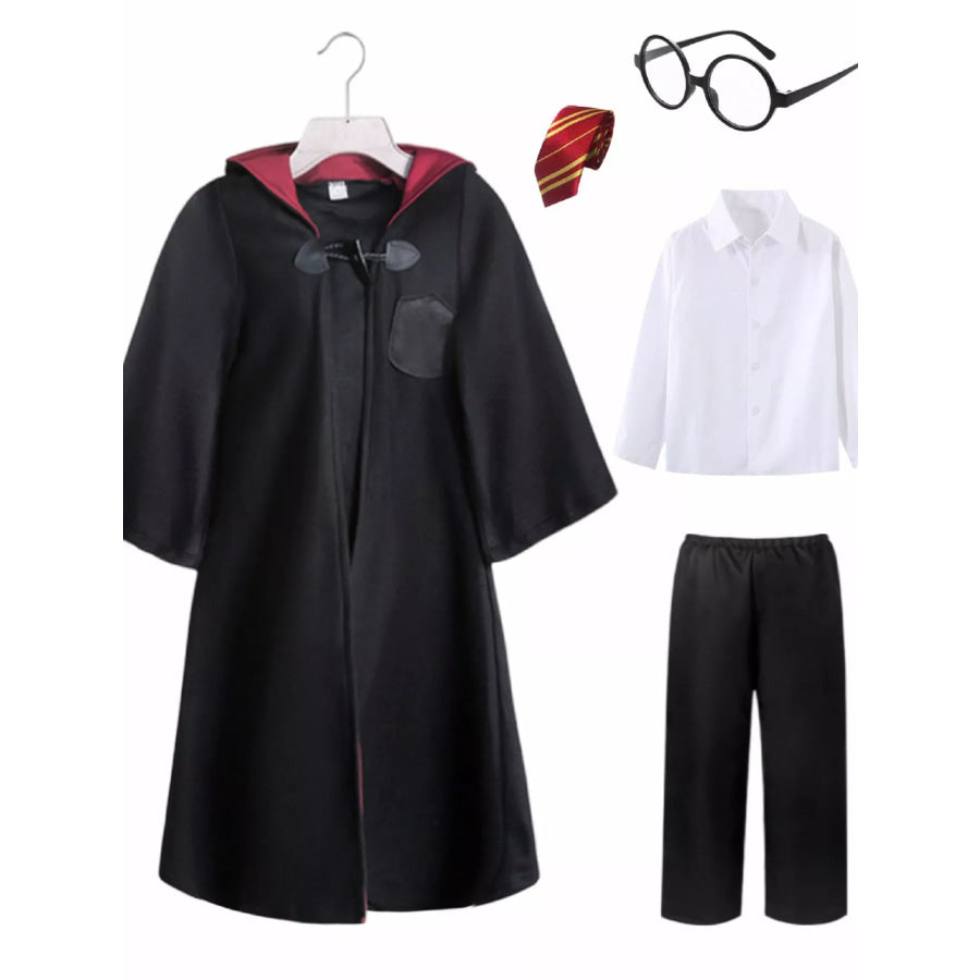 Children’s Harry Potter Wizard Cosplay Costume Set Black / S Apparel and Accessories