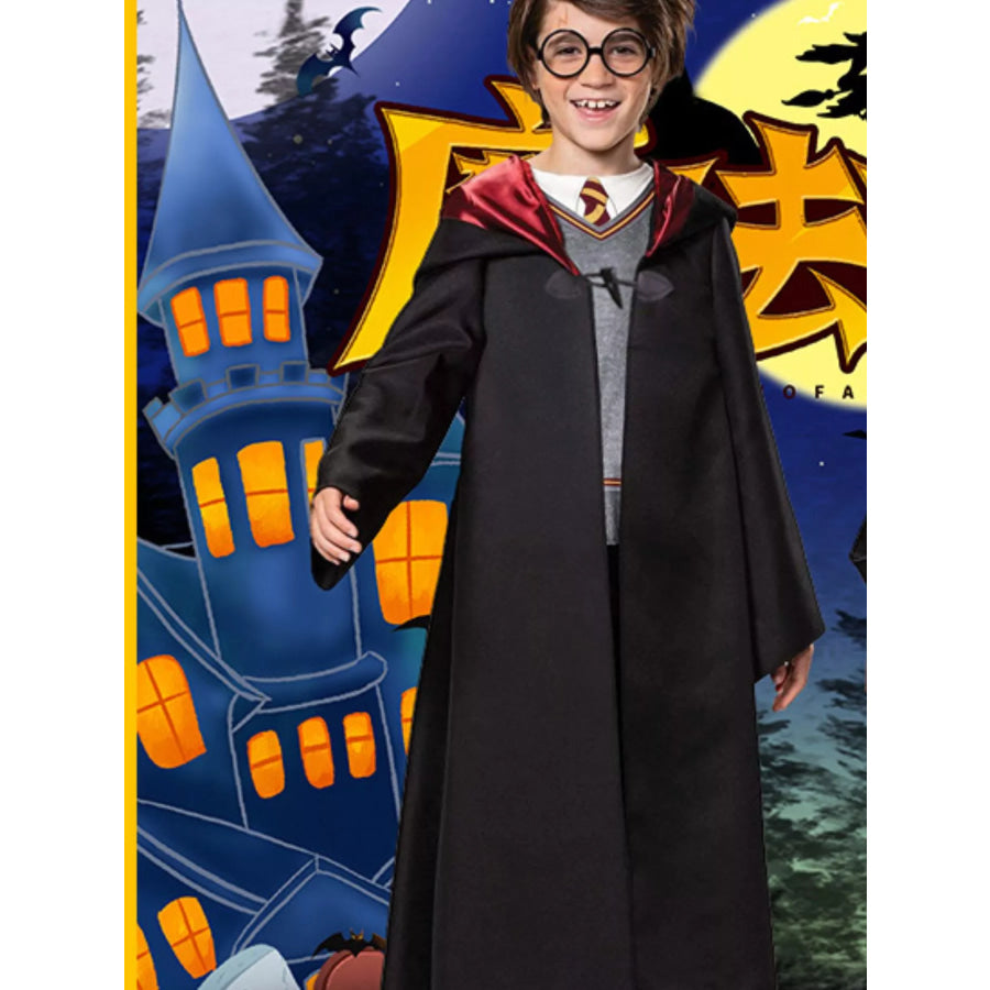 Children’s Harry Potter Wizard Cosplay Costume Set Black / S Apparel and Accessories