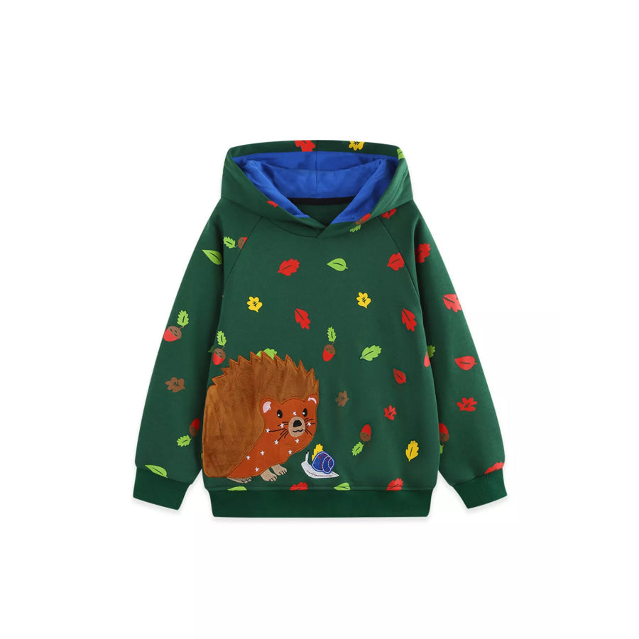Children’s Hedgehog Long Sleeve Hoodie Apparel and Accessories