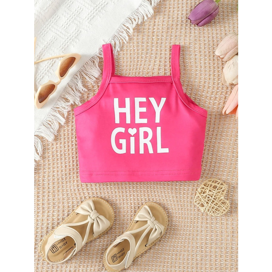 Children’s Hey Girl Cami & Denim Shorts Set Apparel and Accessories
