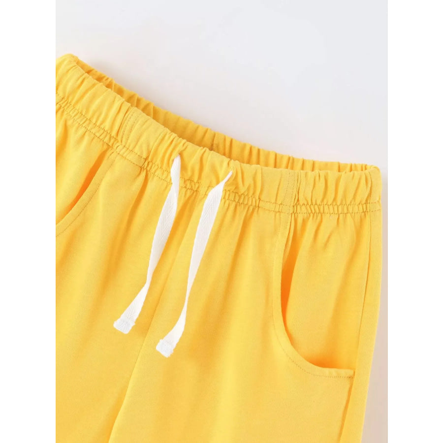 Children’s Horse Graphic Tee and Shorts Set Apparel and Accessories