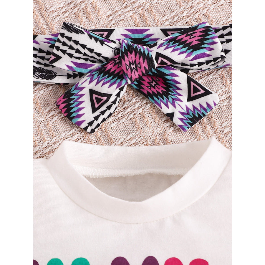 Children’s In My Cowgirl Era Graphic Tee & Shorts & Headband Set Apparel and Accessories