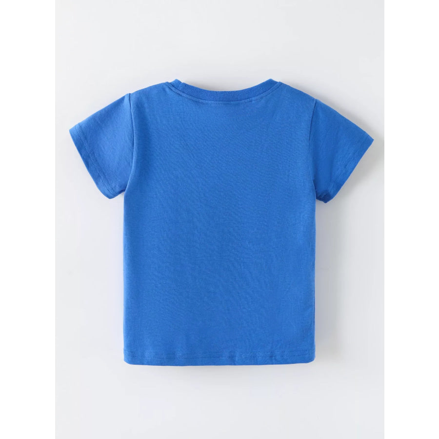Children’s Insect Print Round Neck Tee Apparel and Accessories