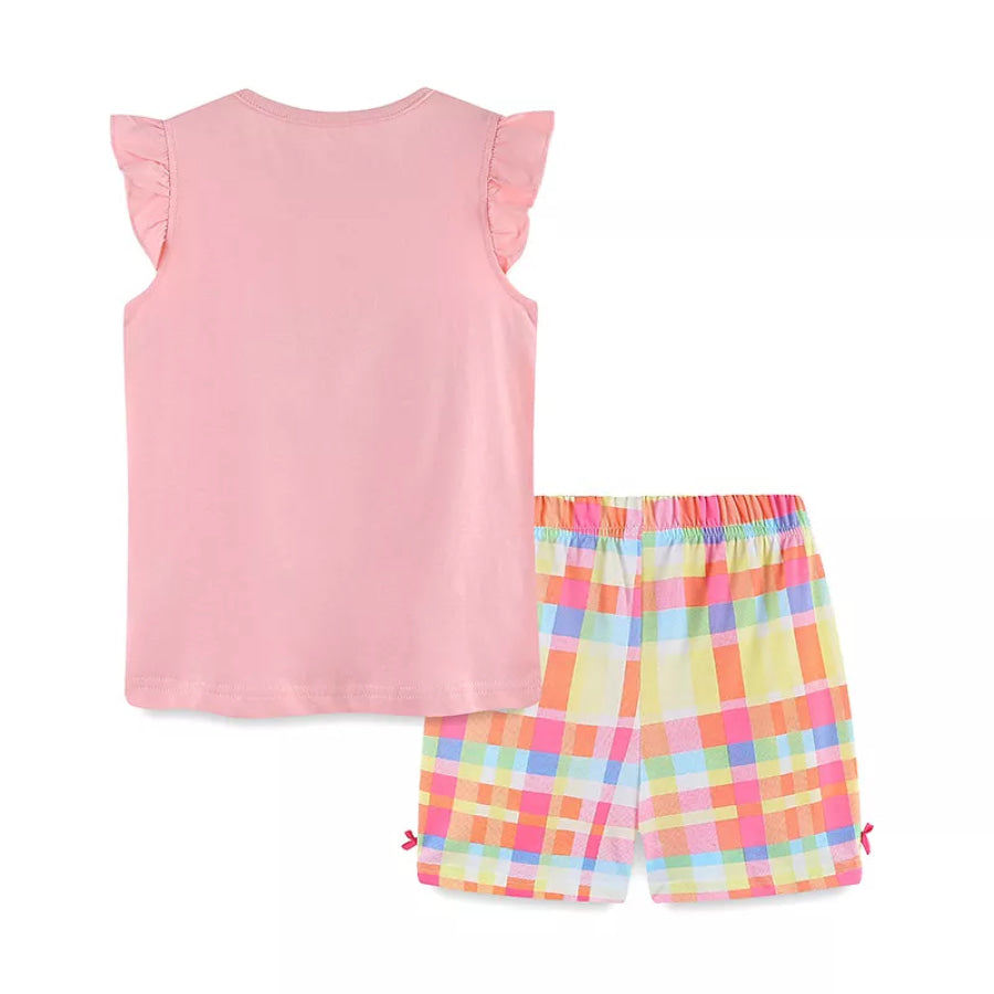 Children’s Jolly Jellyfish Embroidered Top and Shorts Set Apparel and Accessories