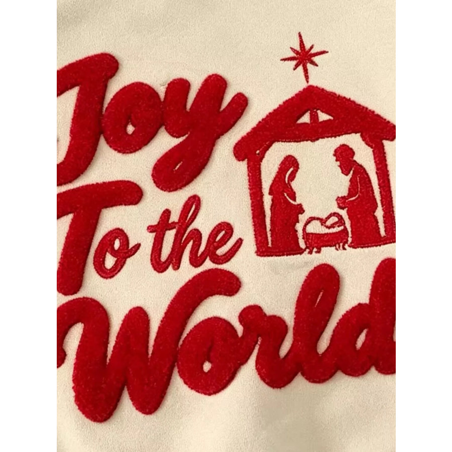 Children’s Joy to the World Graphic Crew Neck Sweatshirt Apparel and Accessories