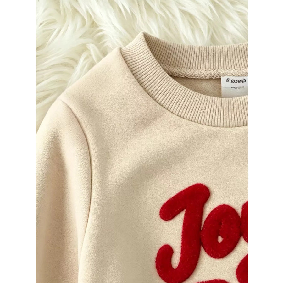 Children’s Joy to the World Graphic Crew Neck Sweatshirt Apparel and Accessories