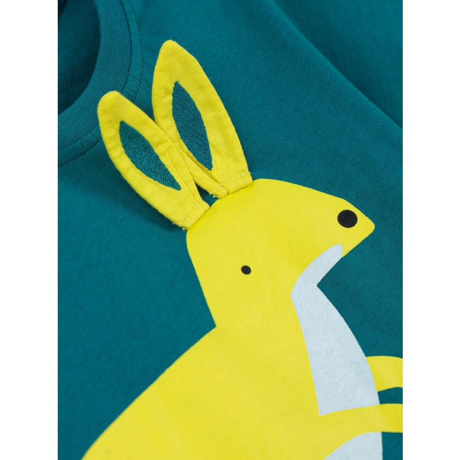 Children’s Kangaroo Graphic Round Neck Tee Apparel and Accessories
