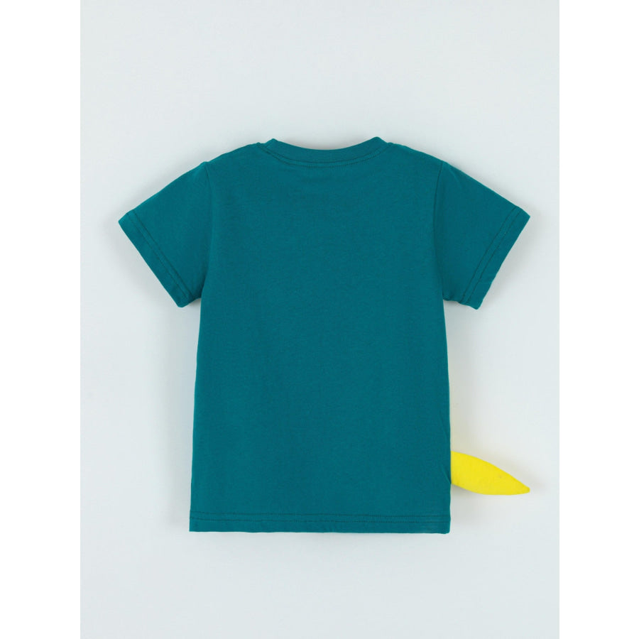 Children’s Kangaroo Graphic Round Neck Tee Apparel and Accessories