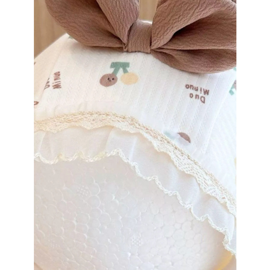 Children’s Lace Detail Cute Bowknot Hat Apparel and Accessories