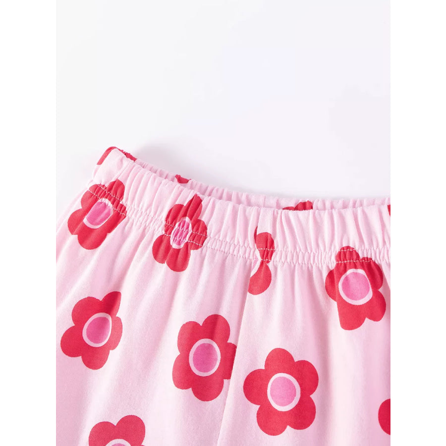 Children’s Ladybug Graphic Short Sleeve Top and Shorts Set Apparel and Accessories