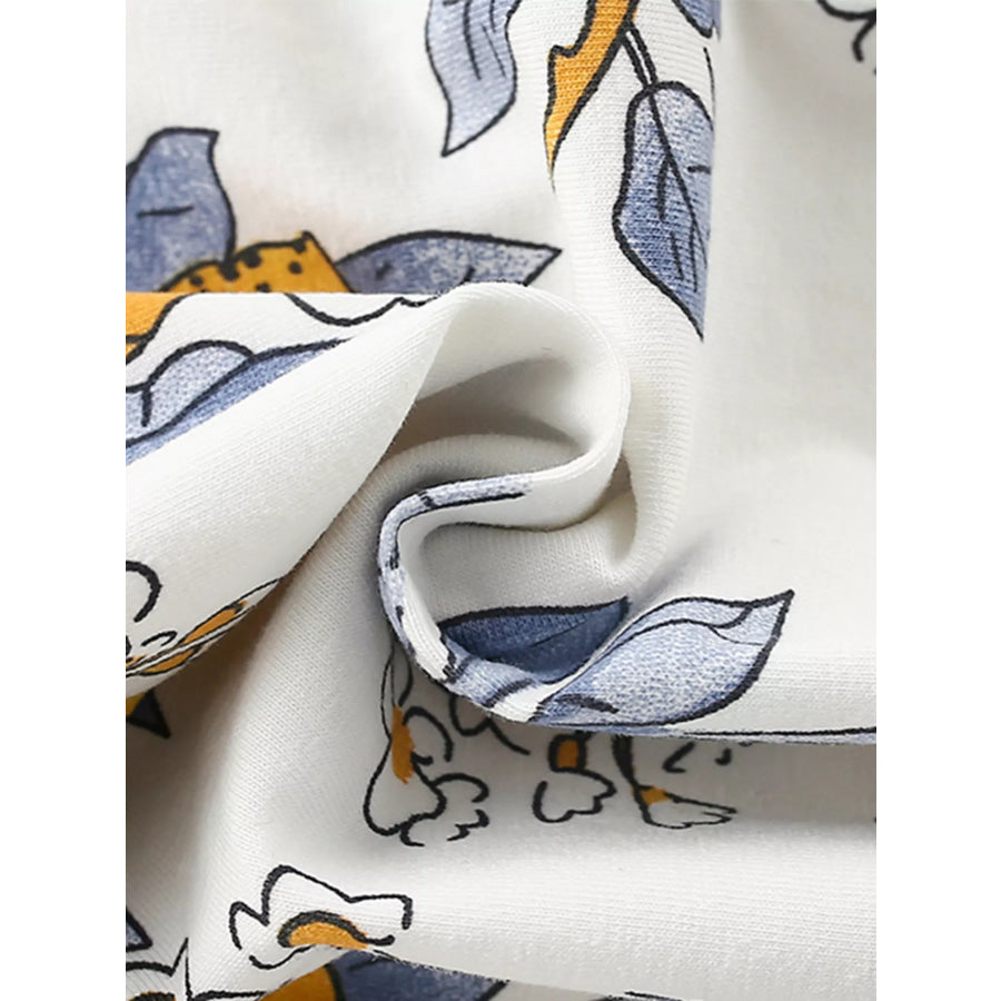 Children’s Lemon Print Ruffle Trim Dress Apparel and Accessories