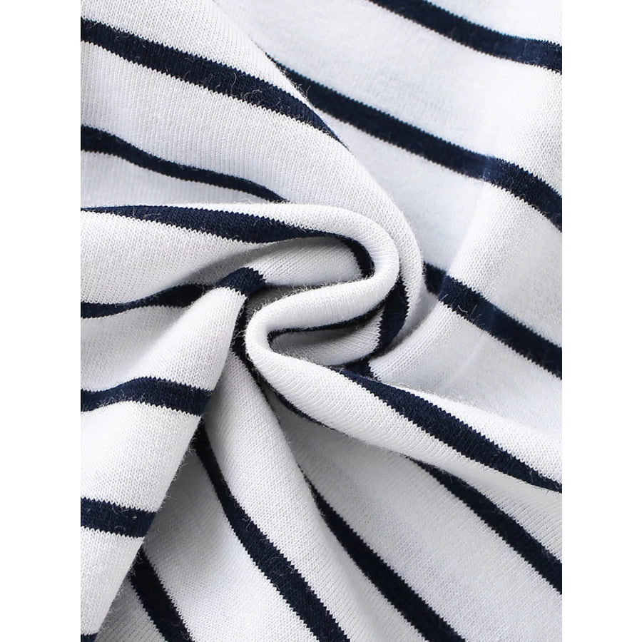 Children’s Lemon Striped Ruffle Sleeve T-Shirt Apparel and Accessories